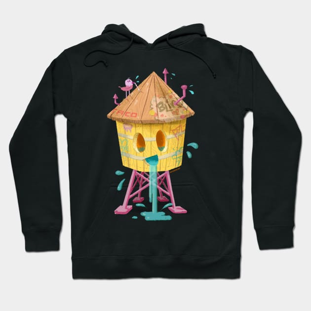 Water Tower Hoodie by natebear